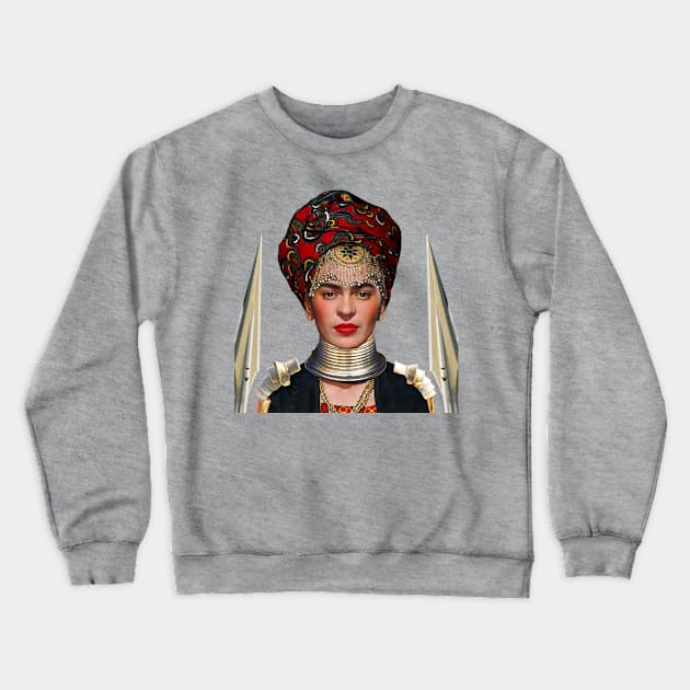 Frida Wakanda Crewneck Sweatshirt by theofficialdb